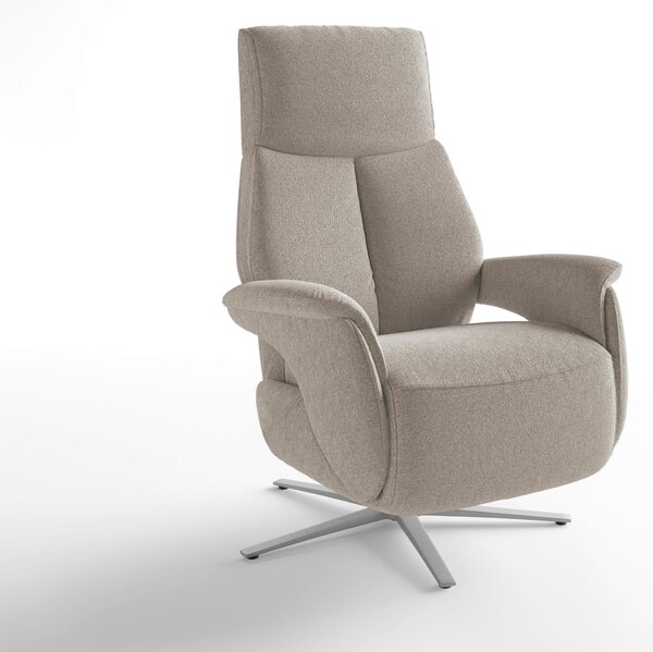 RELAXAČNÍ KŘESLO, textil, šedohnědá Sit & More - Online Only křesla & taburety, Online Only