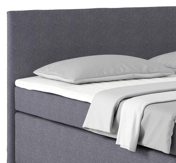 Postel Boxspring NERO PL: 180/200cm, tmavě šedá