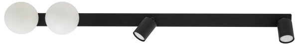 Podhledové bodové svítidlo VOX 2xG9/8W/230V + 2xGU10/10W černá