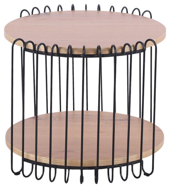 KONFERENČNÍ STOLEK, černá, barvy dubu, dřevo, kov, kompozitní dřevo, 60/60/48 cm Stylife - Konferenční stolky, Online Only