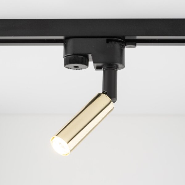 LED Bodové svítidlo do lištového systému LAGOS 1xG9/3W/230V zlatá/černá