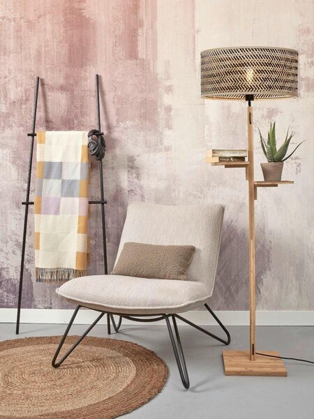 STOJACÍ LAMPA, 50/50/158 cm Good & Mojo - Online Only svítidla, Online Only
