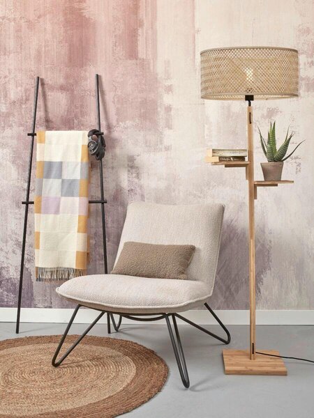 STOJACÍ LAMPA, 50/50/158 cm Good & Mojo - Online Only svítidla, Online Only