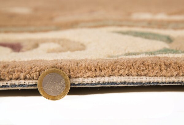 Flair Rugs, Ručně všívaný kusový koberec Lotus premium Fawn, 75x150, béžová, chodba / předsíň