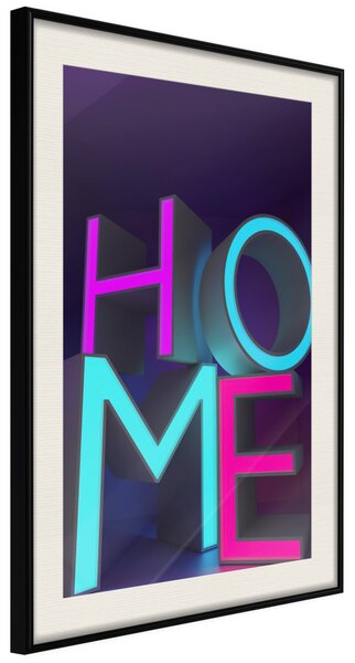 Plakát Neonový domov