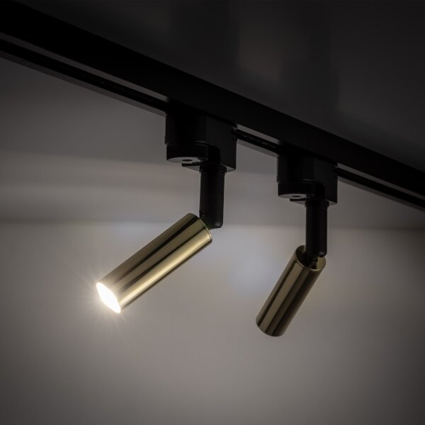 LED Bodové svítidlo do lištového systému LAGOS 1xG9/3W/230V zlatá/černá