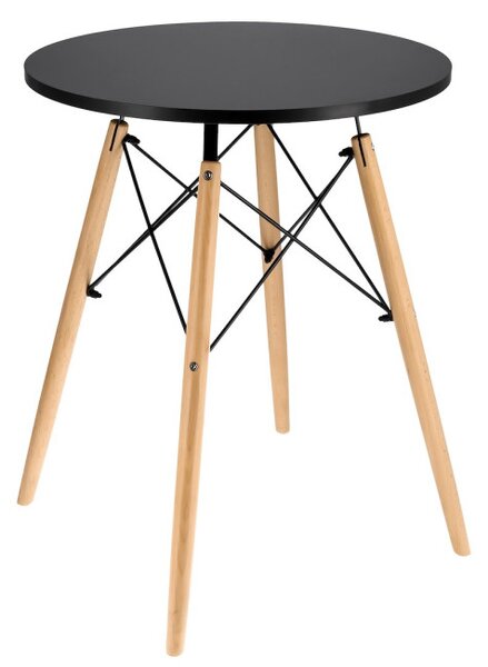 Příruční stolek TOD černý / naturální