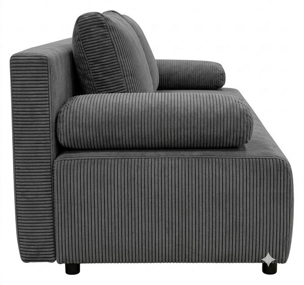 ROZKLÁDACÍ POHOVKA, textil, tmavě šedá P & B - Rozkládací pohovky, Online Only