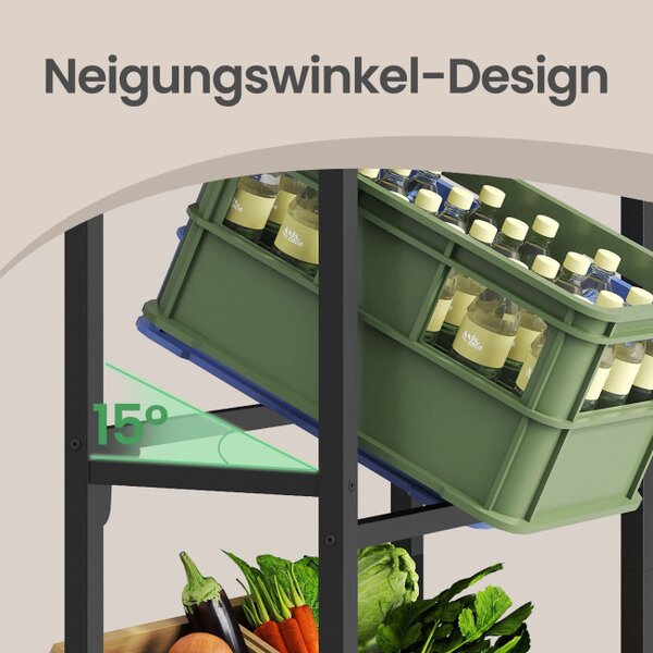 Regál na přepravky s policemi BSCB35375K101