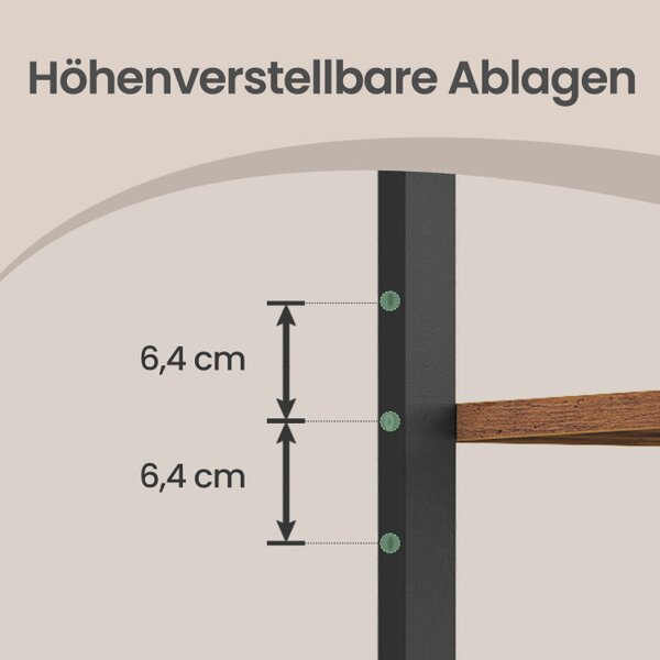 Regál na přepravky s policemi BSCB35375K101