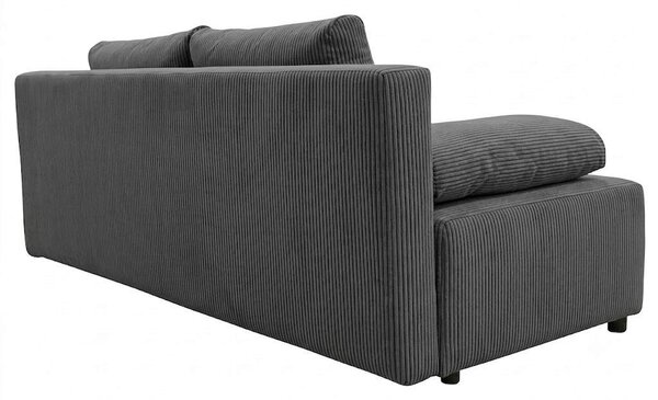 ROZKLÁDACÍ POHOVKA, textil, tmavě šedá P & B - Rozkládací pohovky, Online Only