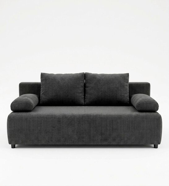 ROZKLÁDACÍ POHOVKA, textil, tmavě šedá P & B - Rozkládací pohovky, Online Only