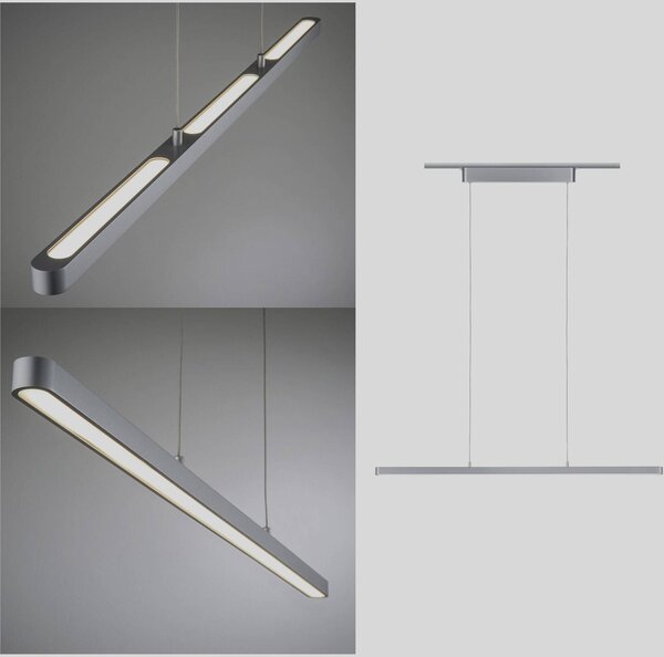 Paulmann URail Pendel Lento závěsné světlo URail 41 W LED chrom (matný)
