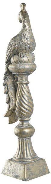 Zahradní figurka HAARBY Páv Zlatá