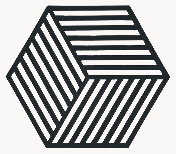 Sada silikonových podtácků Hexagon, 6 dílů