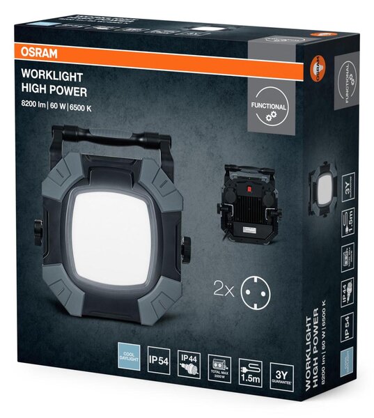 LEDVANCE LED pracovní reflektor Worklight Value 60 W 220-240 V 6500 K stmívatelný IP54