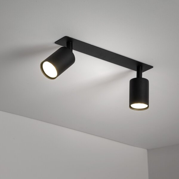 Podhledové bodové svítidlo NEX 2xGU10/10W/230V černá