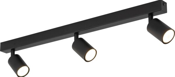 Bodové svítidlo NEX 3xGU10/10W/230V černá