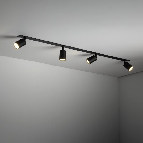 Podhledové bodové svítidlo NEX 4xGU10/10W/230V černá