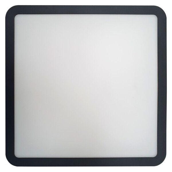 LED Koup. stropní svítidlo ELLÉ LED/24W/230V 3000/4000/6500K 26x26 cm IP54 antr