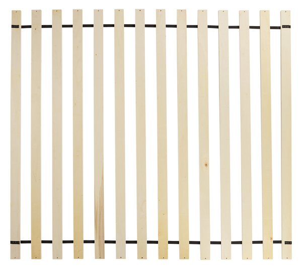 Postel Tkanina MARGUT 160 x 200 cm Světle šedá