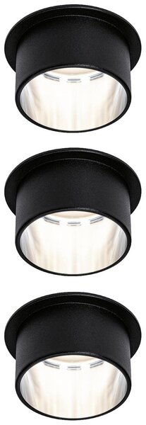 Paulmann 93383 LED vestavné svítidlo, 19.5 W, černá, železo