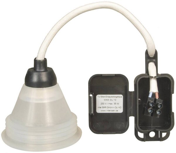 InterBär MAXI GU10 Serie 1000 1000-508.01 silikonové pouzdro 35 W bílá