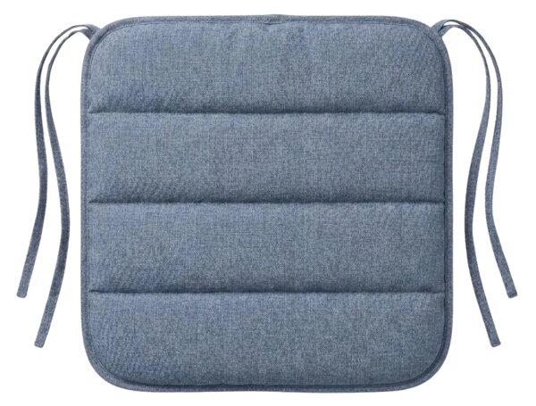 Podsedák na židli LINGE BLUE 37x37 cm, modrý