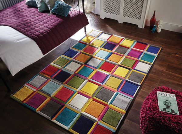 Flair Rugs, Kusový koberec Spectrum Waltz Multi, 80x150, vícebarevná, ložnice