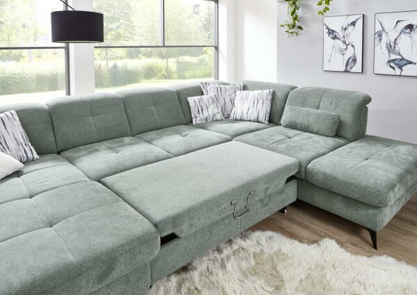 Sedací souprava FLOOR_varianta "U"_Cyber zinc