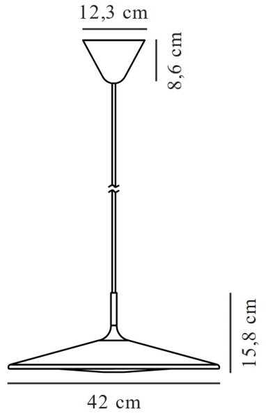 Nordlux - LED Stmívatelný lustr na lanku BALANCE LED/230V