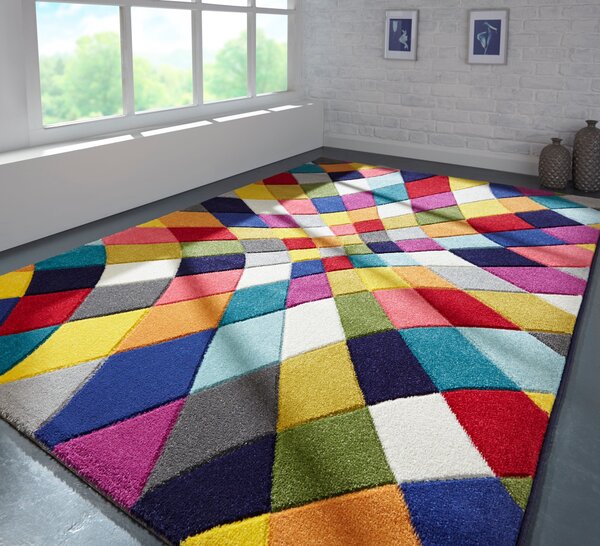 Flair Rugs, Kusový koberec Spectrum Rhumba Multi, 80x150, vícebarevná, ložnice