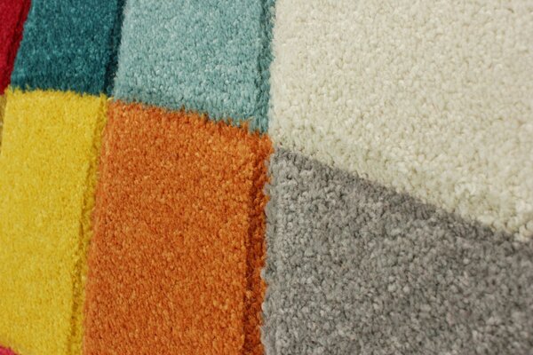 Flair Rugs, Kusový koberec Spectrum Rhumba Multi kruh, 160x160 (průměr) kruh, vícebarevná, ložnice