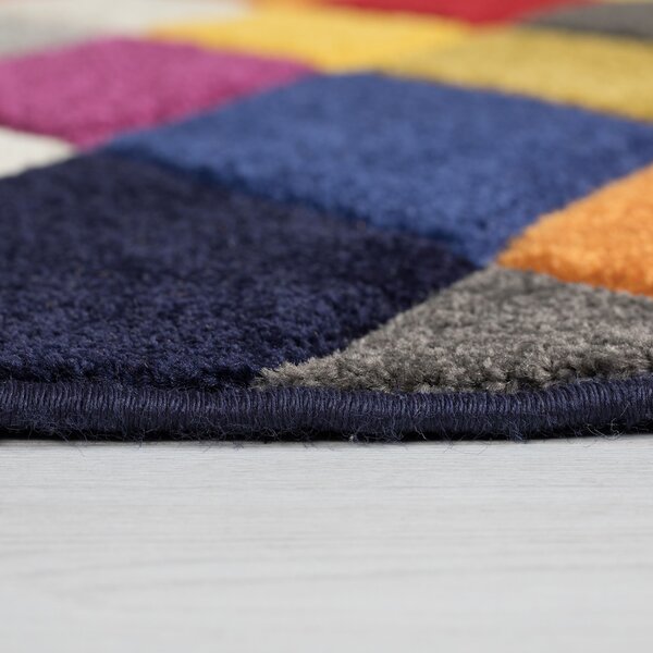 Flair Rugs, Kusový koberec Spectrum Rhumba Multi kruh, 160x160 (průměr) kruh, vícebarevná, ložnice
