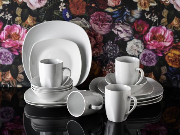 KOMBINOVANÁ SOUPRAVA, 16dílné, porcelán Creatable - Online Only nádobí, Online Only