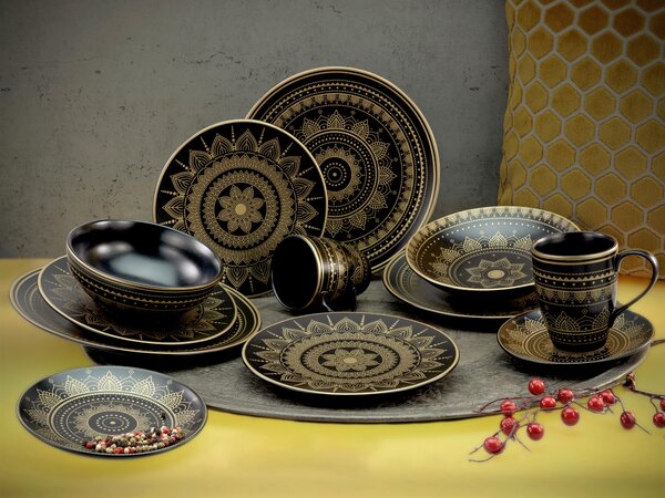 KOMBINOVANÁ SOUPRAVA, 16dílné, kamenina Creatable - Online Only nádobí, Online Only