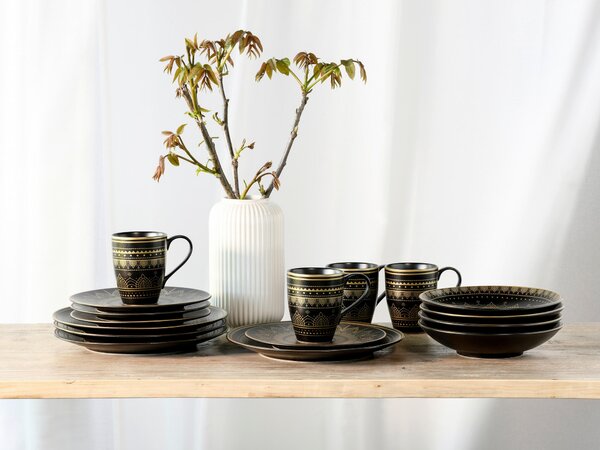 KOMBINOVANÁ SOUPRAVA, 16dílné, kamenina Creatable - Online Only nádobí, Online Only