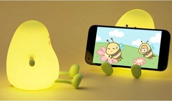 LED Stmívatelné nabíjecí dětské noční světlo LED/1W/5V 3000K 800 mAh mango