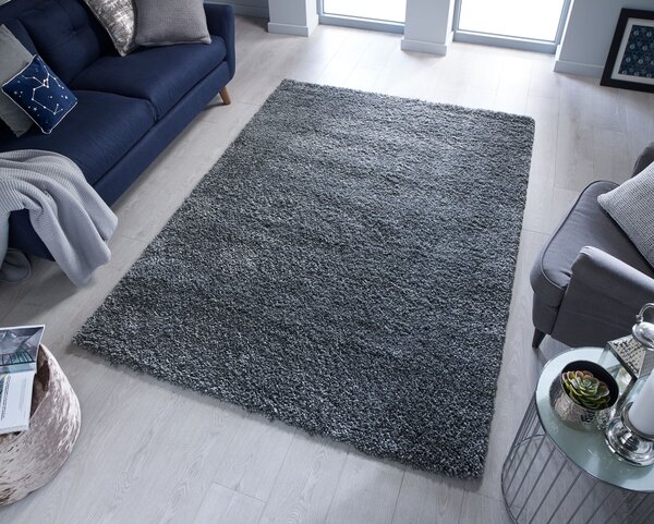 Flair Rugs, DOPRODEJ: 60x110 cm Kusový koberec Brilliance Sparks Anthracite, 60x110, šedá, ložnice