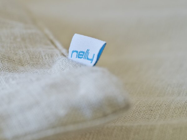 Nelly Lněný povlak na přikrývku - oatmeal Rozměr: 100/135 CM ZIP
