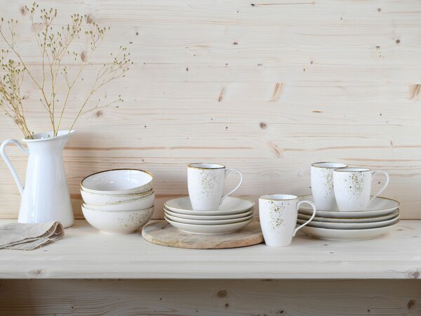 KOMBINOVANÁ SOUPRAVA, 16dílné, kamenina Creatable - Online Only nádobí, Online Only