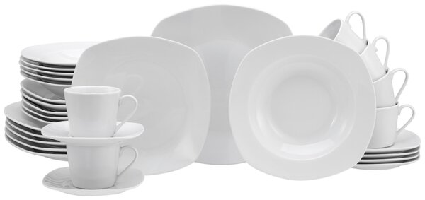 KOMBINOVANÁ SOUPRAVA, 30dílné, porcelán - Online Only nádobí, Online Only