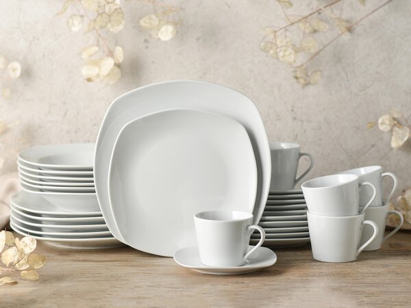 KOMBINOVANÁ SOUPRAVA, 30dílné, porcelán - Online Only nádobí, Online Only
