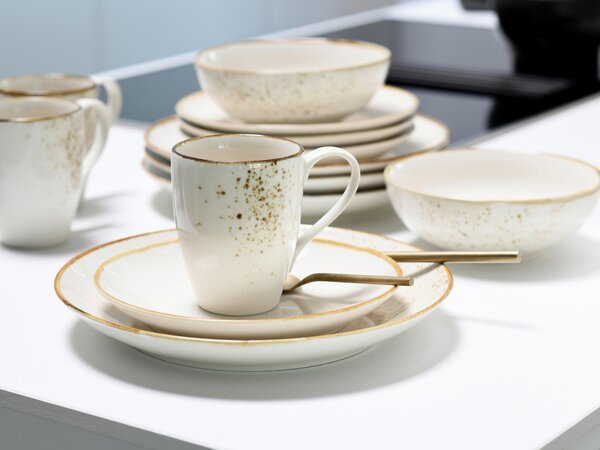 KOMBINOVANÁ SOUPRAVA, 16dílné, kamenina Creatable - Online Only nádobí, Online Only