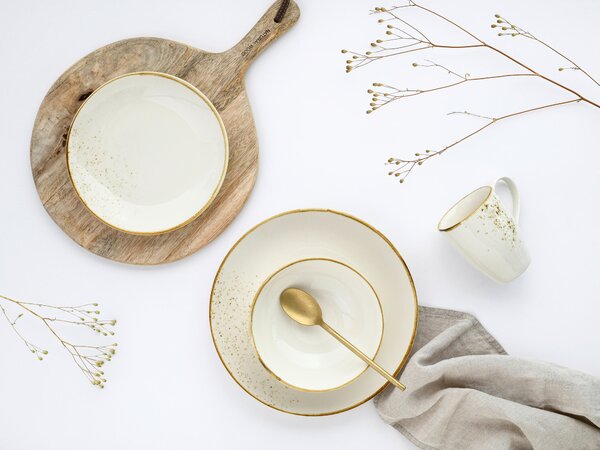 KOMBINOVANÁ SOUPRAVA, 16dílné, kamenina Creatable - Online Only nádobí, Online Only