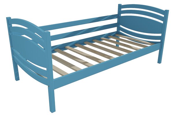 Vomaks Dětská postel DP 032 Rozměr: 80 x 160 cm, Povrchová úprava: netransparentní barva modrá