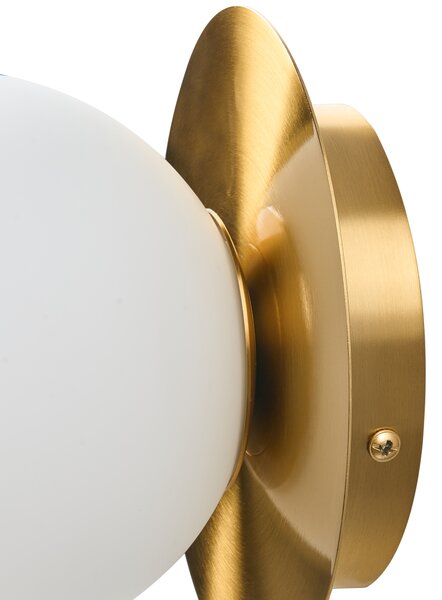 Sada 2 nástěnných lamp BOUBLE Zlatá Kov