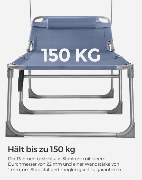 Skládací lehátko se stříškou GCB192Q01