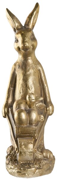 Zahradní figurka SKAMBY Králík Zlatá