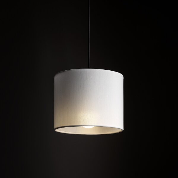 Lustr na lanku 3-fáz. lišto. systému TRACER 1xE27/15W/230V pr. 20 cm černá/bílá